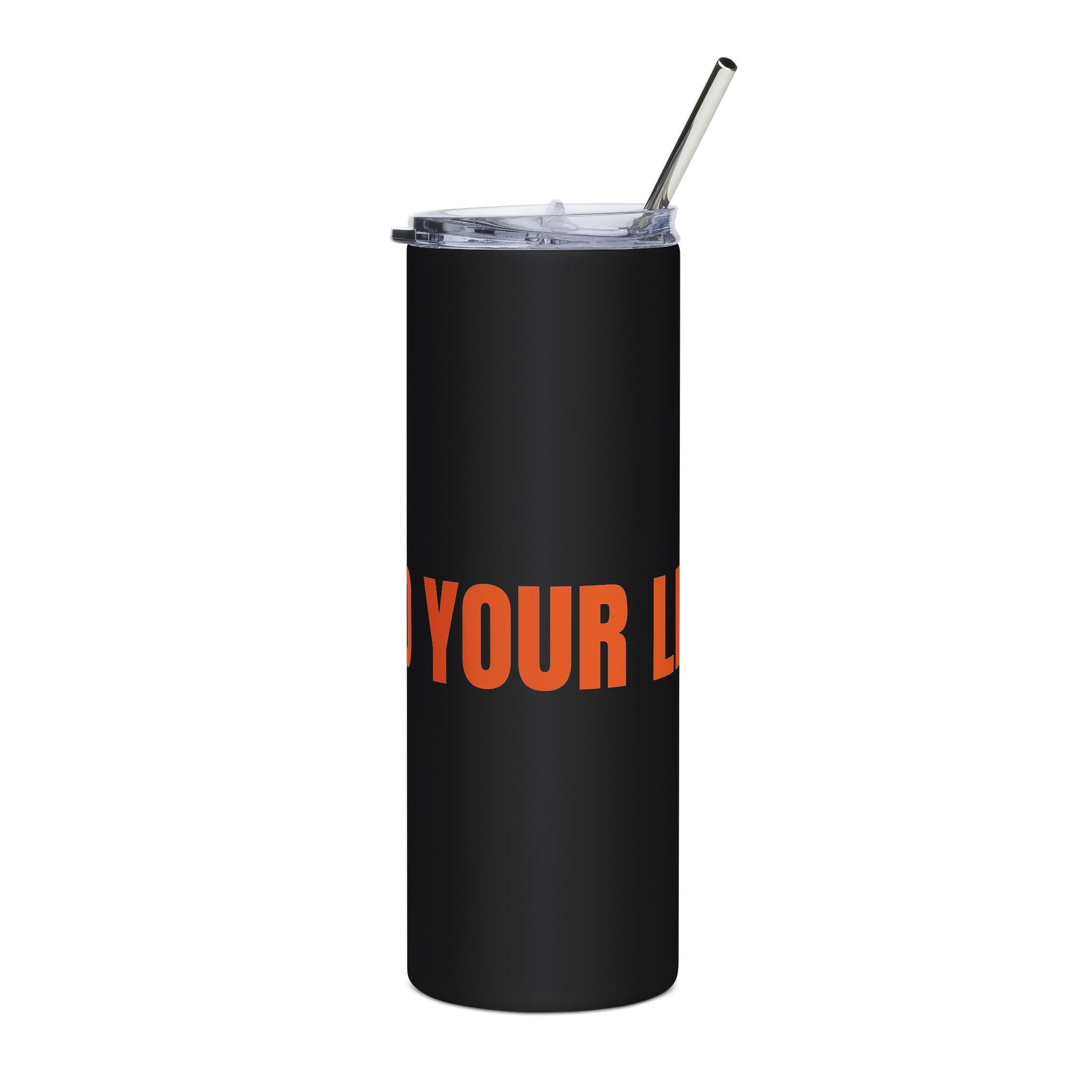 20oz Stainless Steel Tumbler — ‘Build Your Legacy’ Matte Black Travel Cup