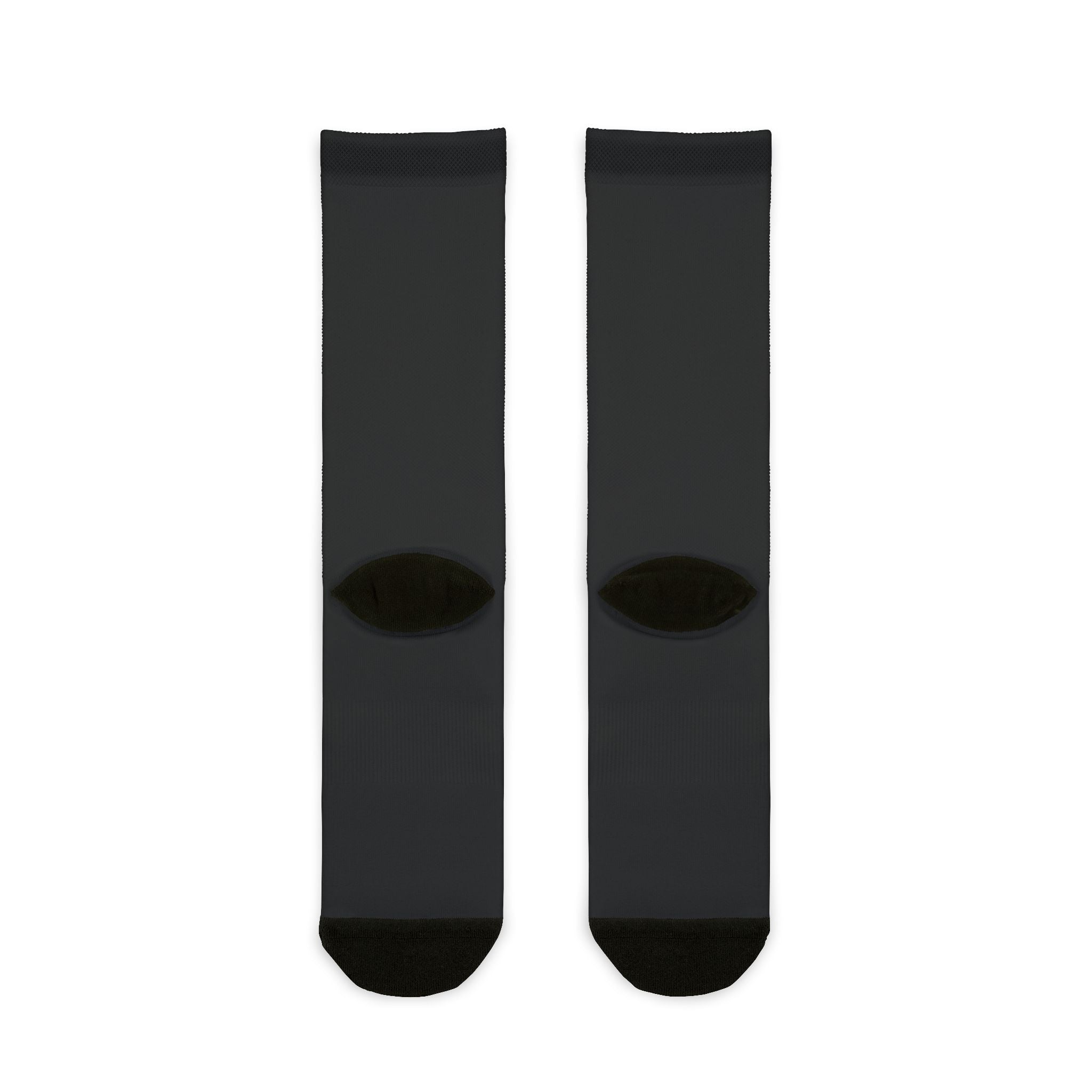 Legacy In The Making Crew Socks — Motivational Black Sublimation Socks