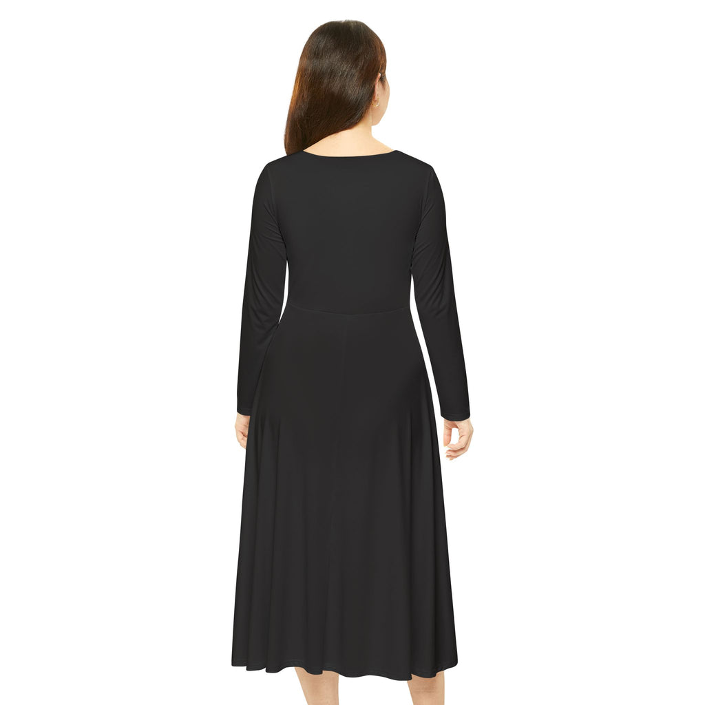 Legacy Never Stops Dance Dress — Long Sleeve Performance Maxi